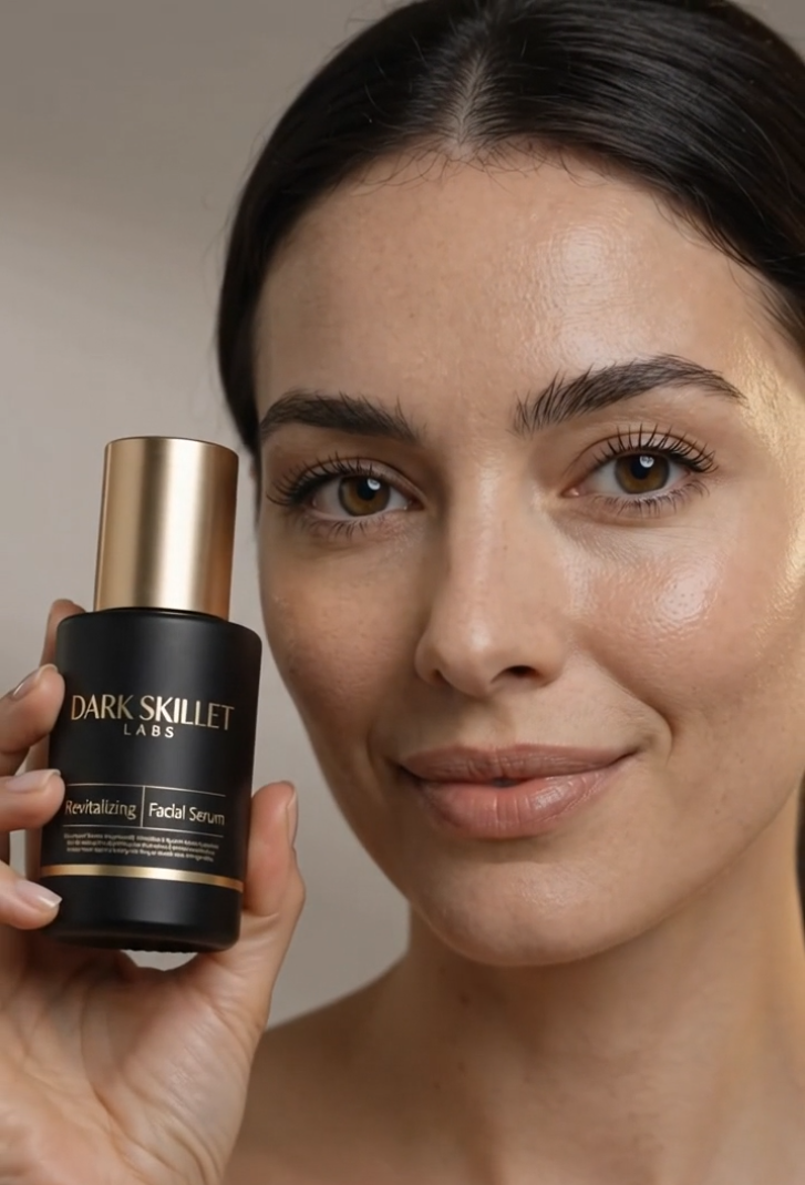 Premium skincare commercial featuring cinematic beauty advertising