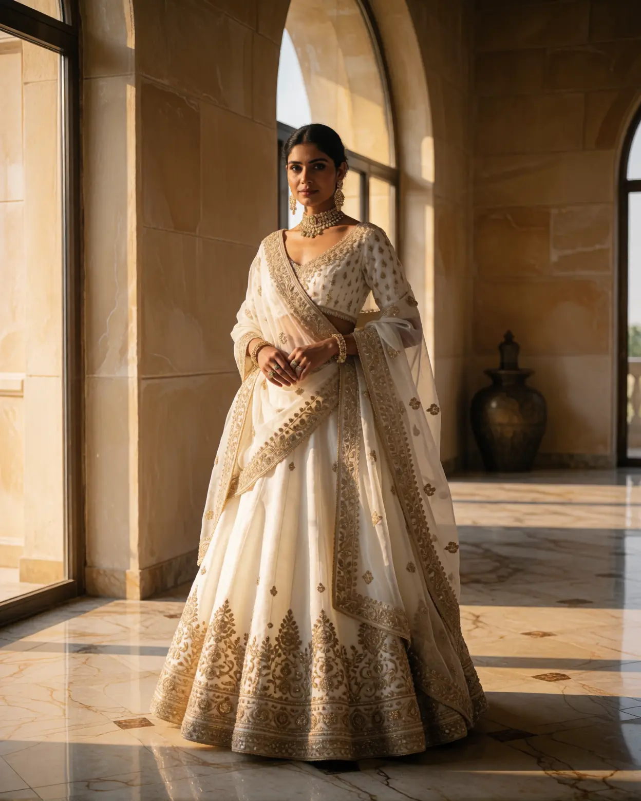 Luxury fashion campaign created for a modern clothing brand.