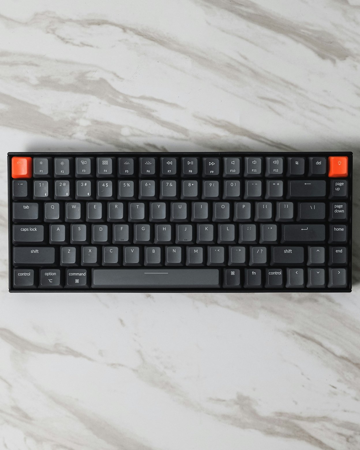 Premium mechanical keyboard product photography for technology advertising