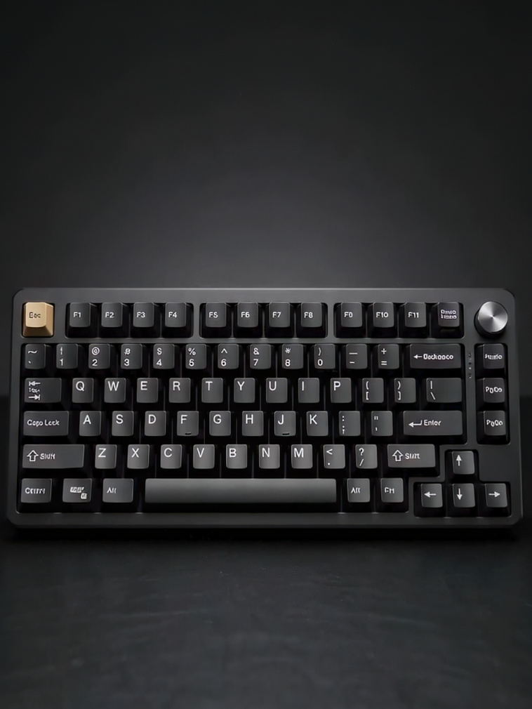 Technology commercial storyboard featuring premium mechanical keyboard
